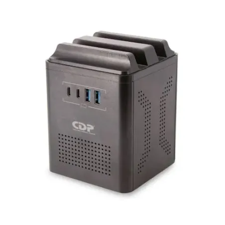 Estabilizador CDP RUAVR1004i AVR 1000VA/500W 4 salidas 4 USB (2A/2C) 120J