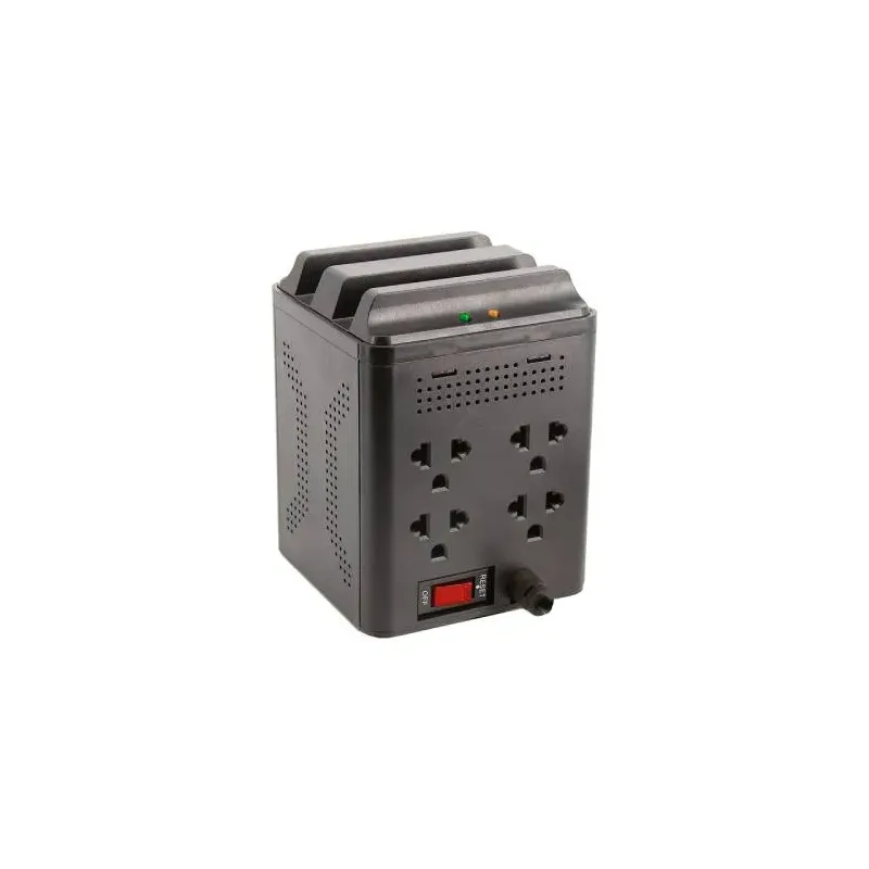 Estabilizador CDP RUAVR1004i AVR 1000VA/500W 4 salidas 4 USB (2A/2C) 120J Estabilizador CDP RUAVR1004i AVR 1000VA/500W 4 salidas 4 USB (2A/2C) 120J