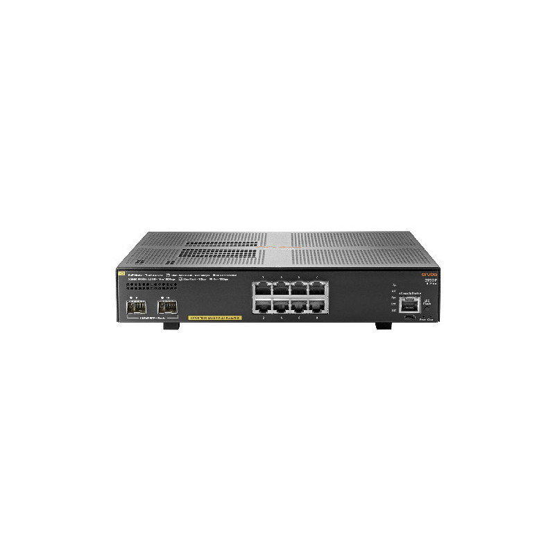 Switch Aruba 2930F 8G PoE+ 125W 2SFP (JL258A)